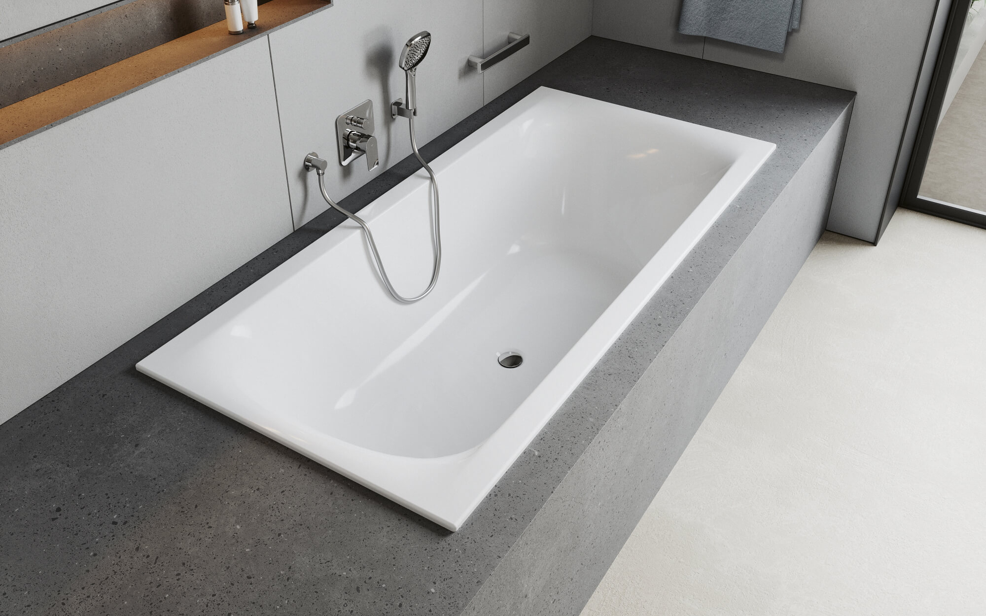 Einbaubadewanne modernes Traumbad FOR Badwelt