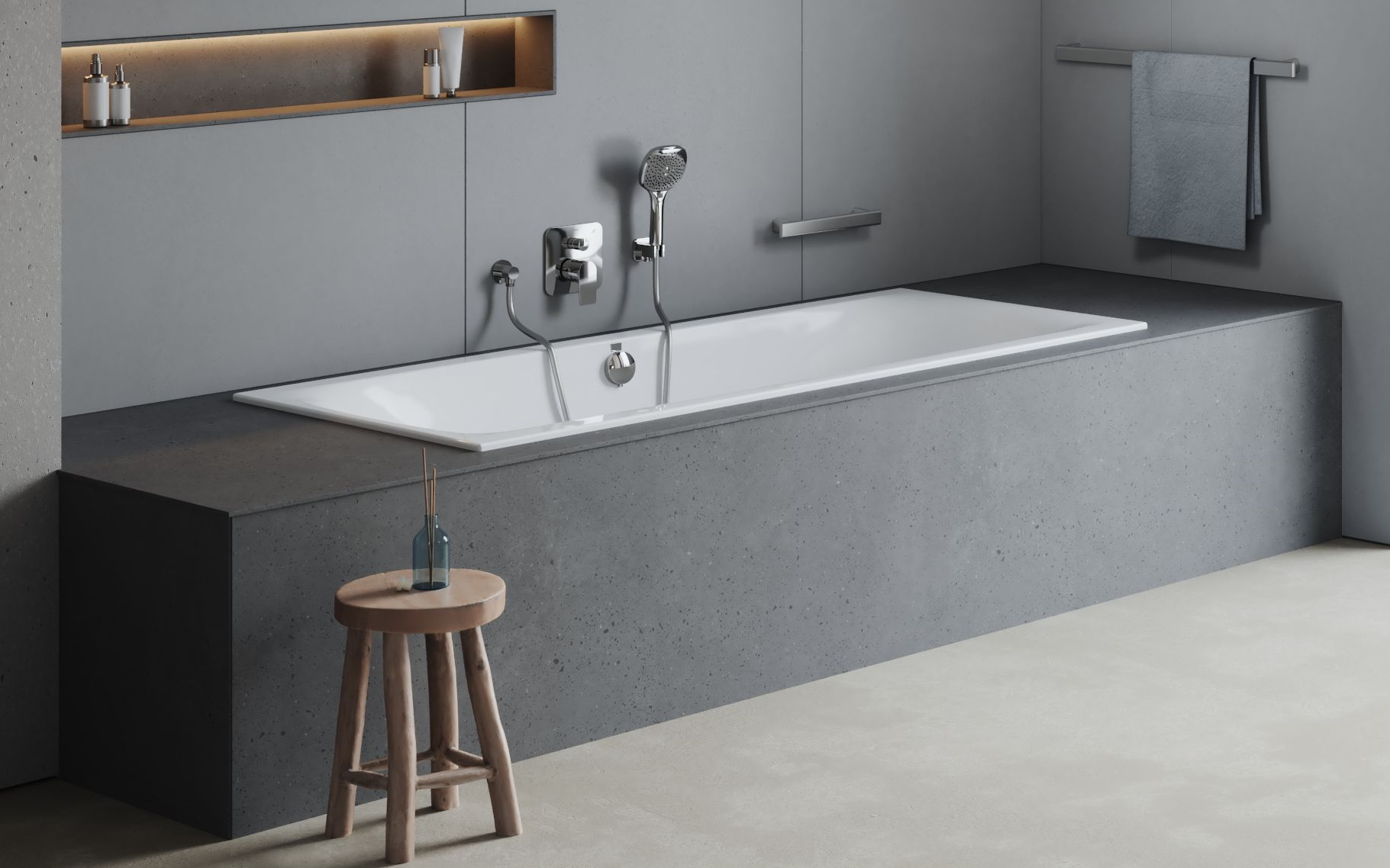 Einbaubadewanne hochwertig Design FOR Badwelt