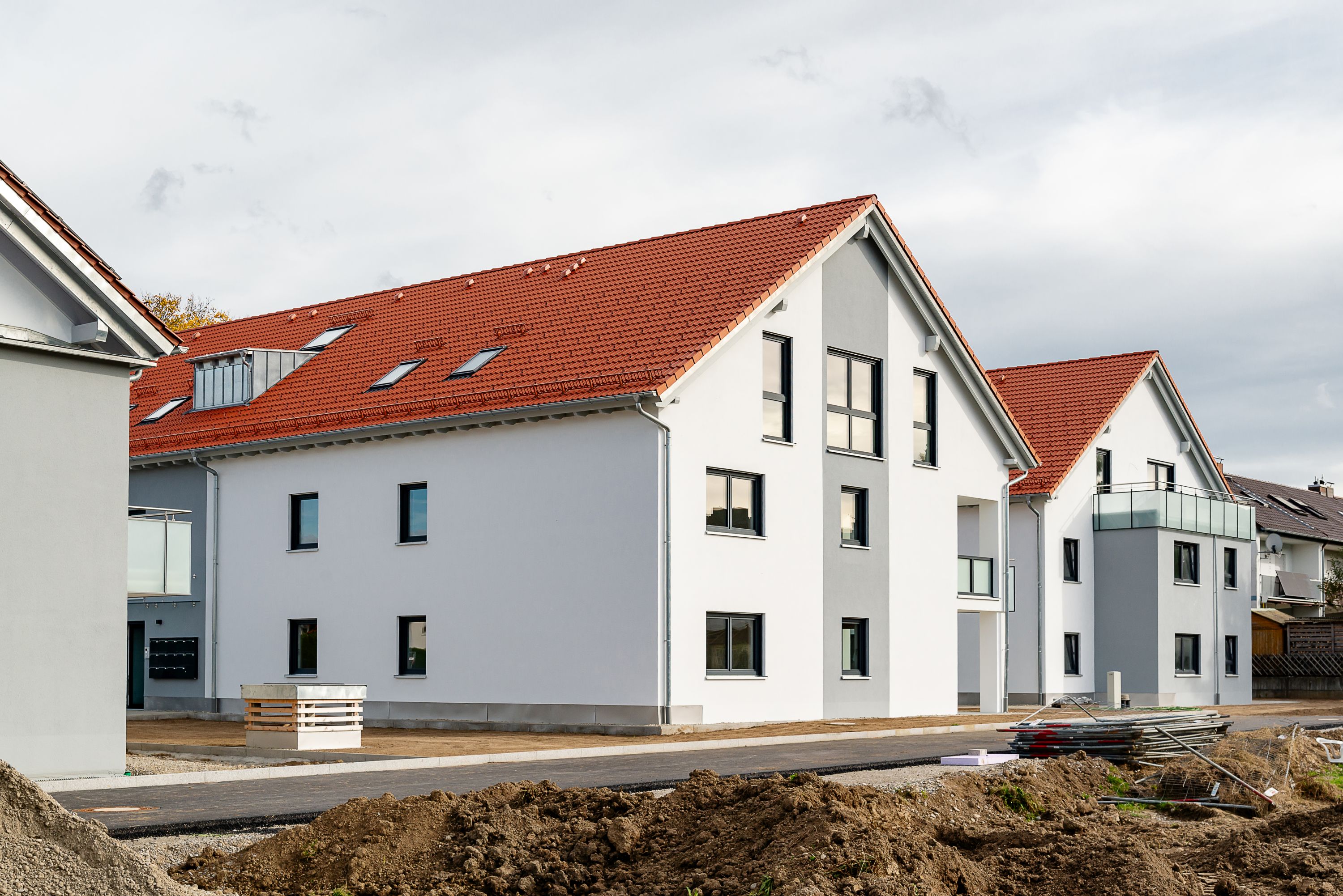 Wohnanlage Buxheim, Außenansicht