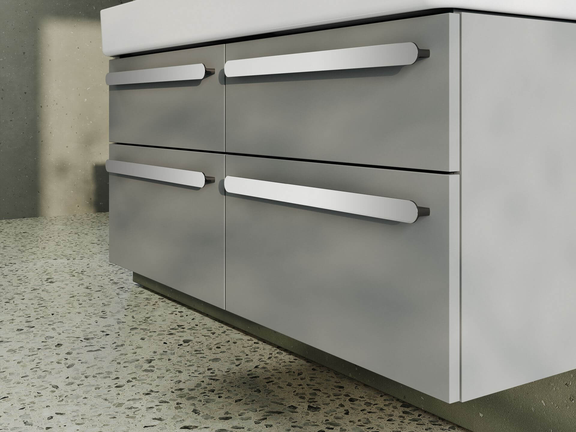 FOR Leano Waschtischunterschrank Stangengriff