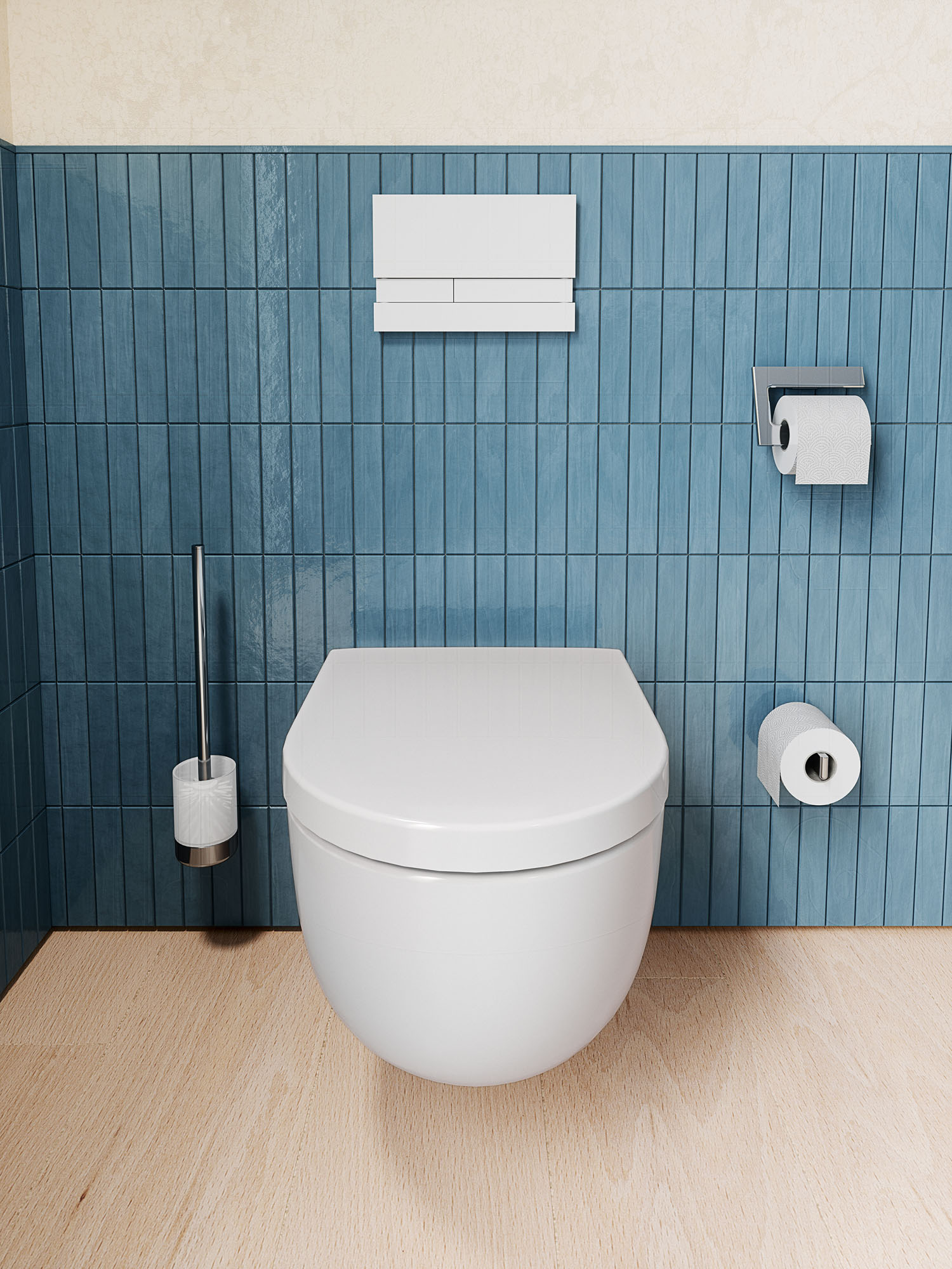 FOR Tavona WC mit Accessoires chrom