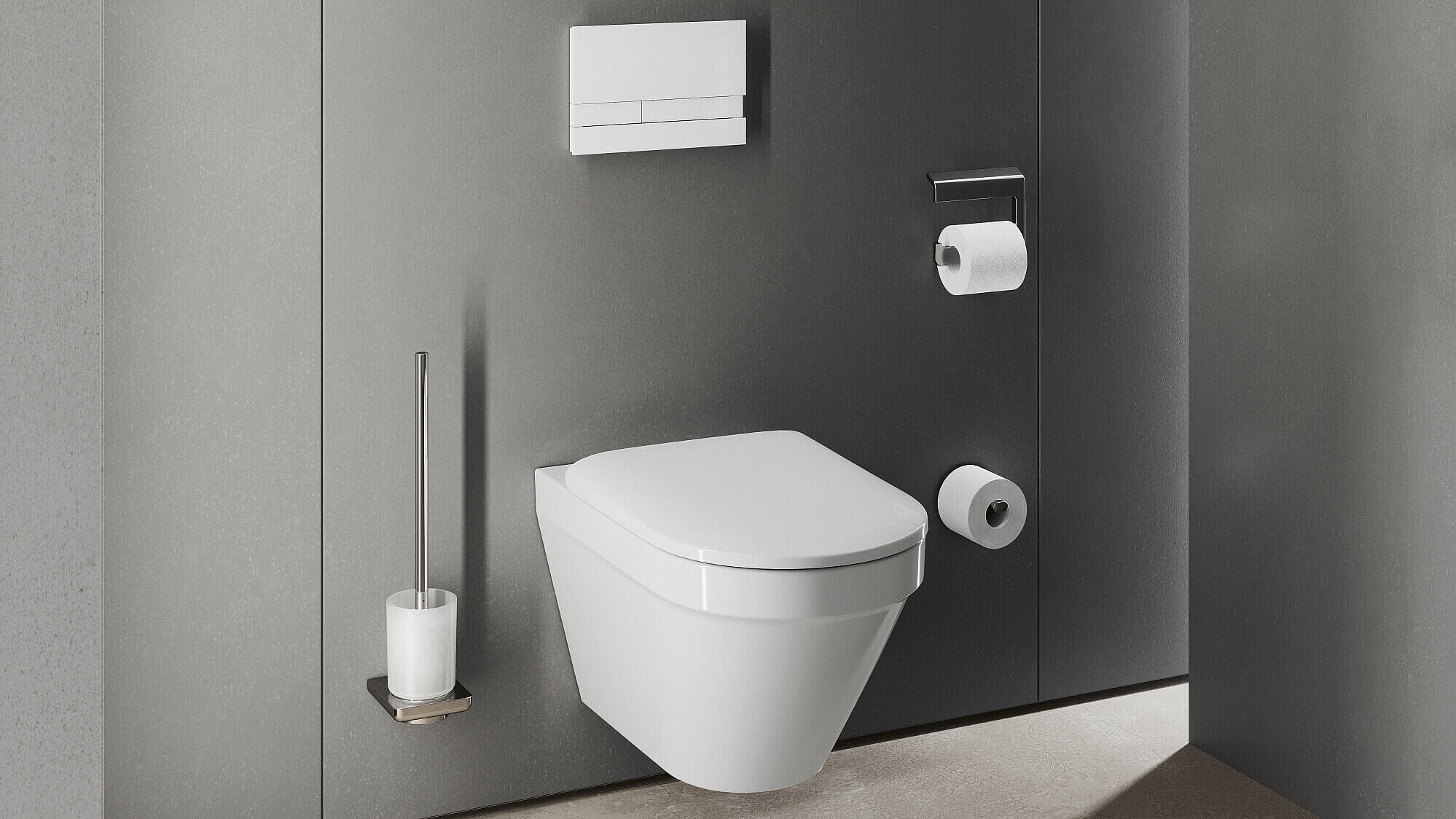 FOR MyStyle WC wandhängend Accessoires chrom