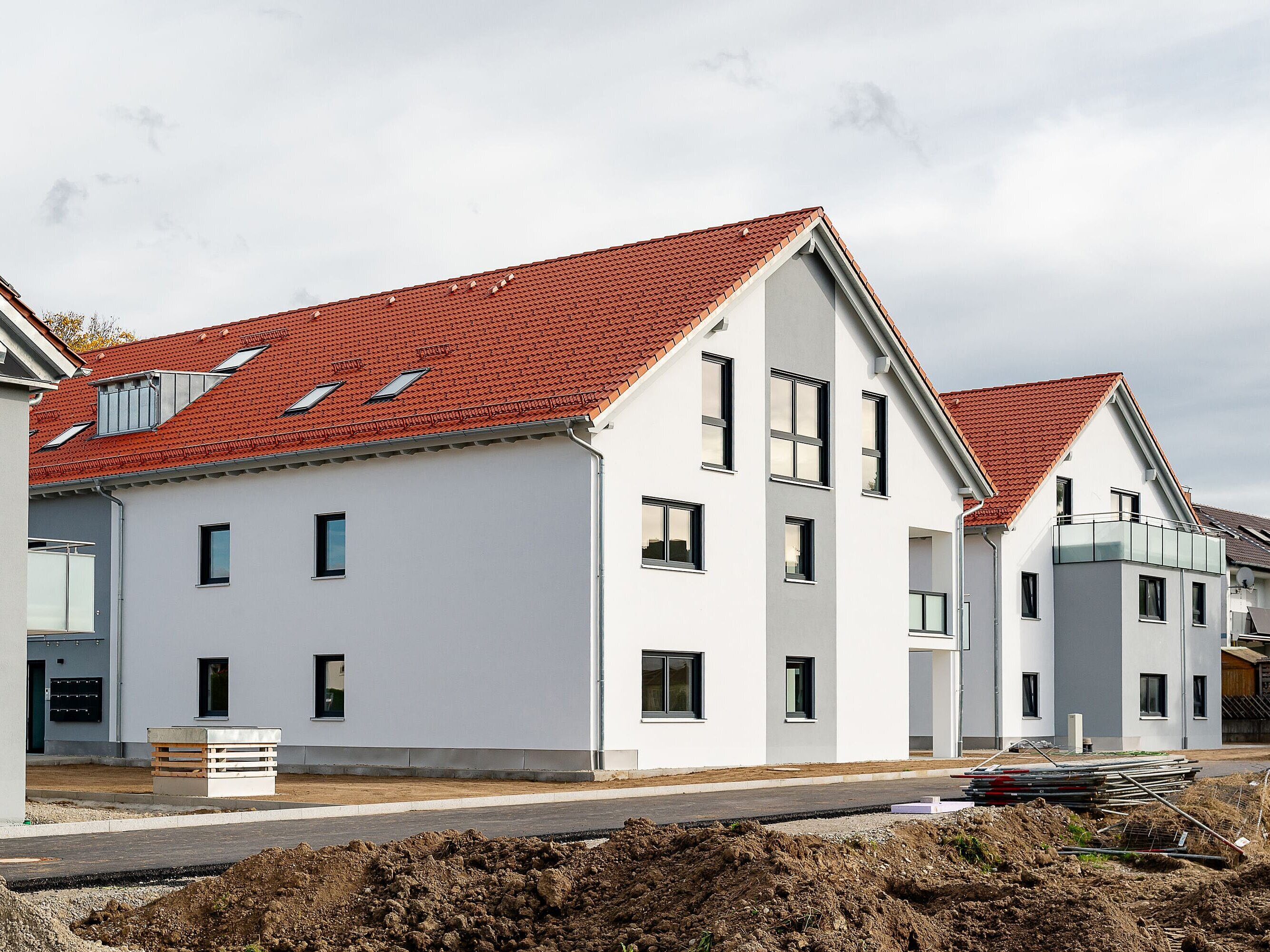 Wohnanlage Buxheim, Außenansicht