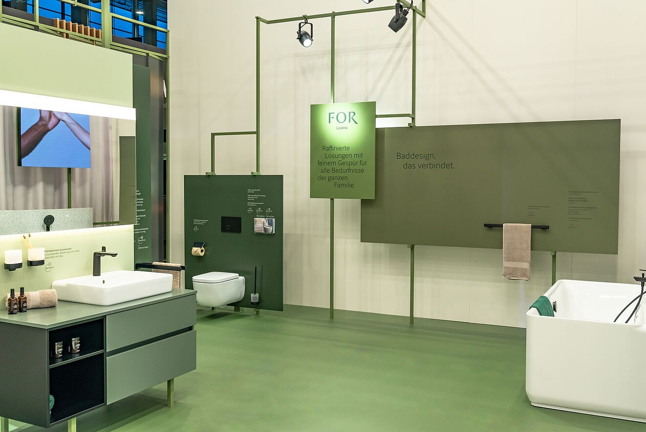 FOR Messestand IFH 2026, Ausstellung FOR Leano