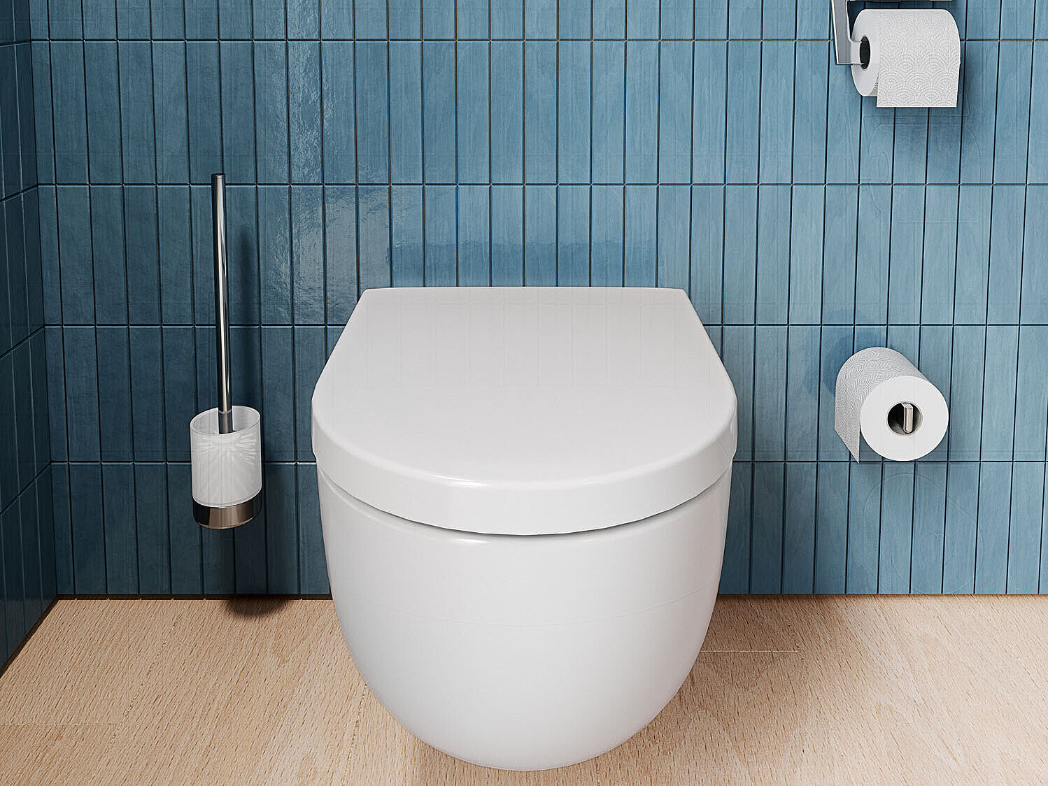 FOR Tavona WC mit Accessoires chrom
