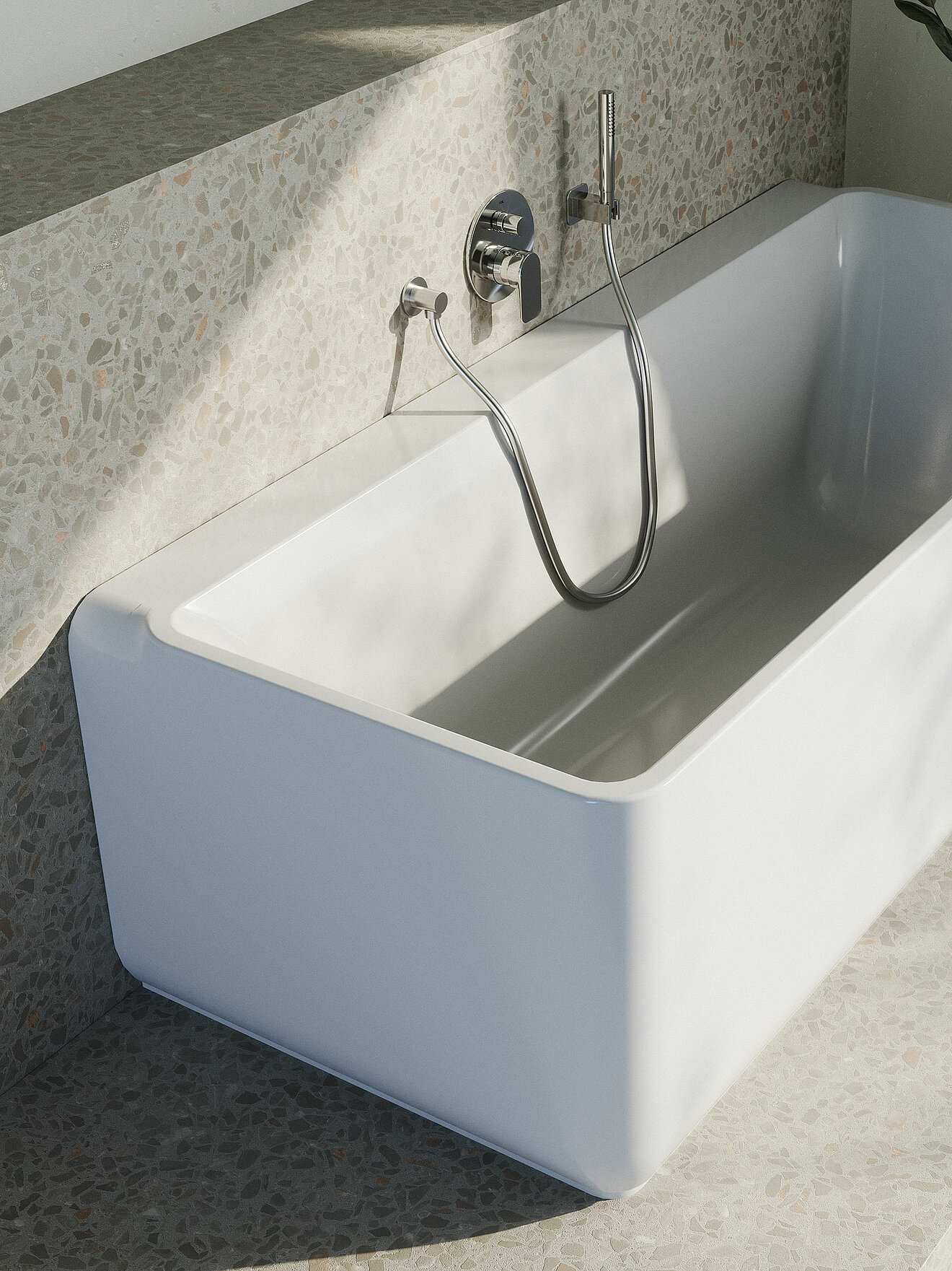 FOR Bathment Monoblock-Badewanne im FOR Leano Bad
