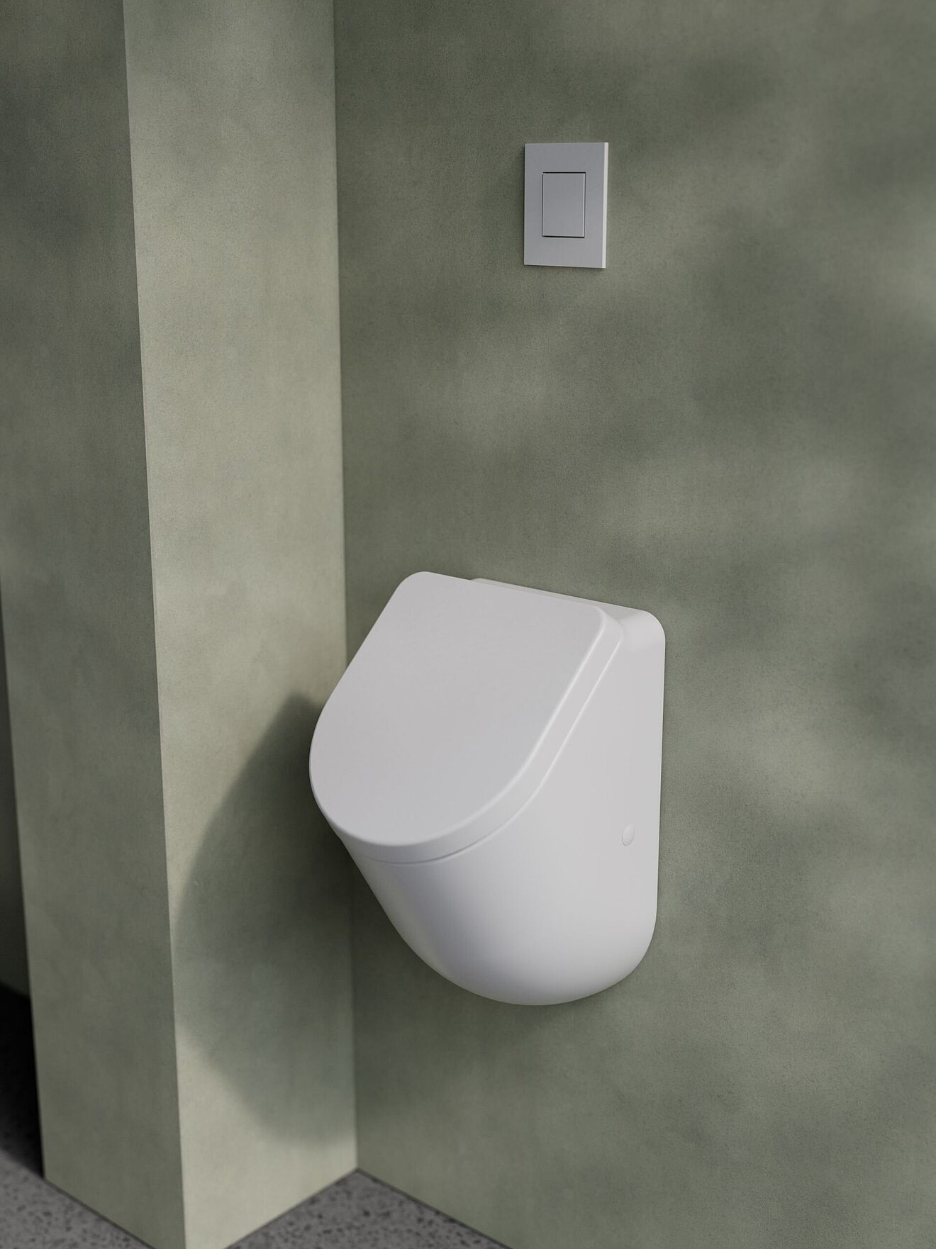 FOR Leano Urinal Deckel geschlossen