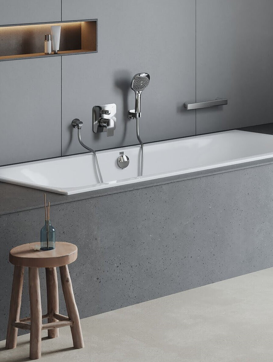FOR MyStyle Einbaubadewanne Armaturen chrom