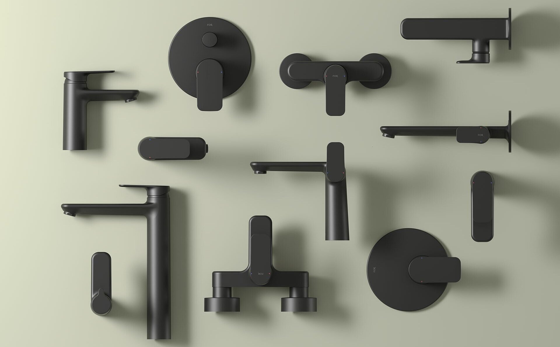 FOR Leano Armaturen schwarz