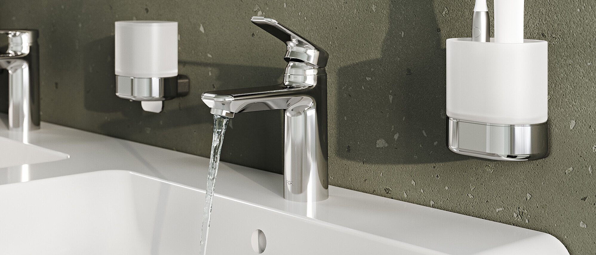 FOR Leano Aufsatzbecken Waschtischarmatur Accessoires chom