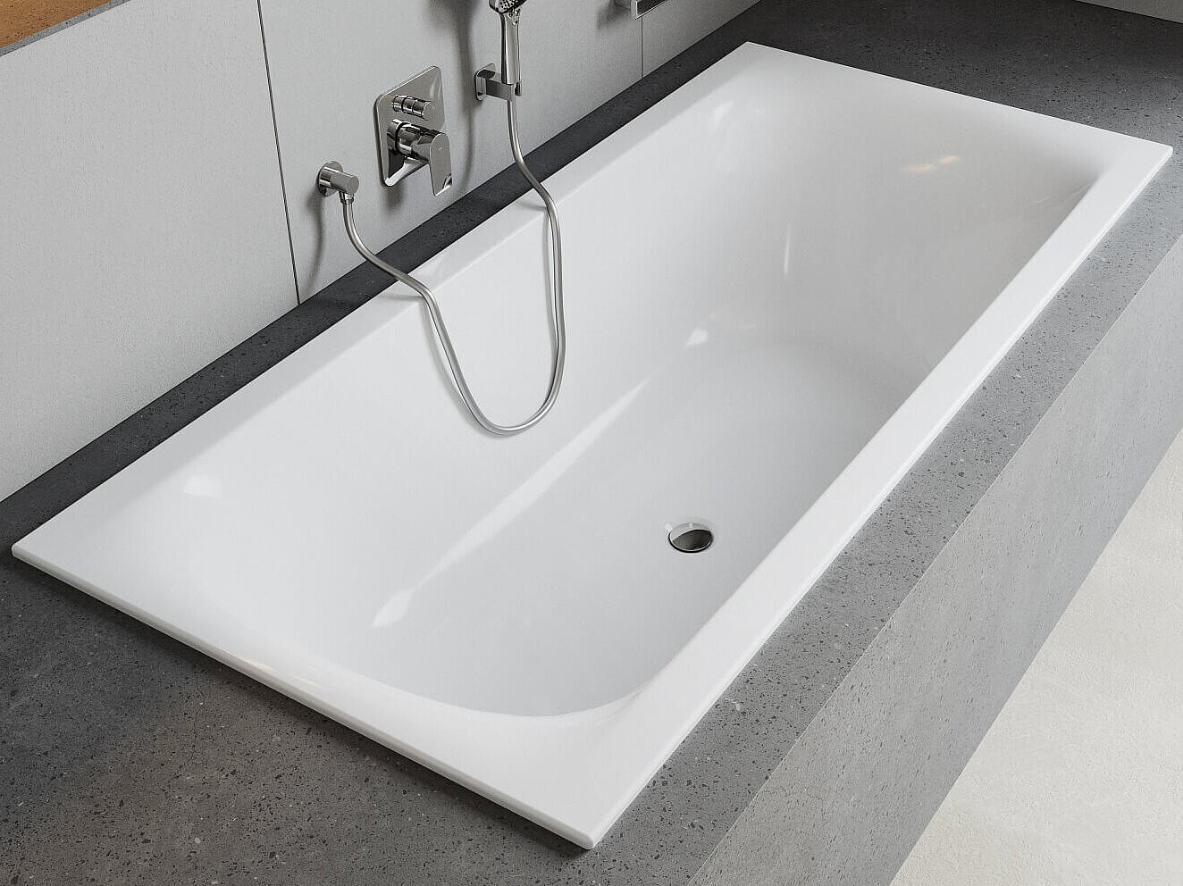 Einbaubadewanne modernes Traumbad FOR Badwelt