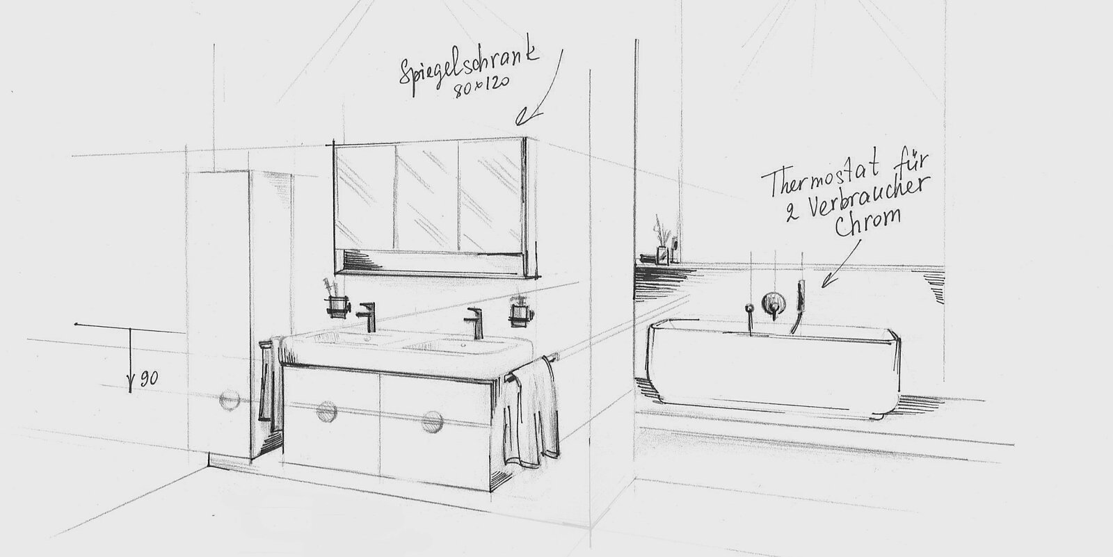 Beratung für modernes Design im Wellness-Badezimmer FOR Badwelt