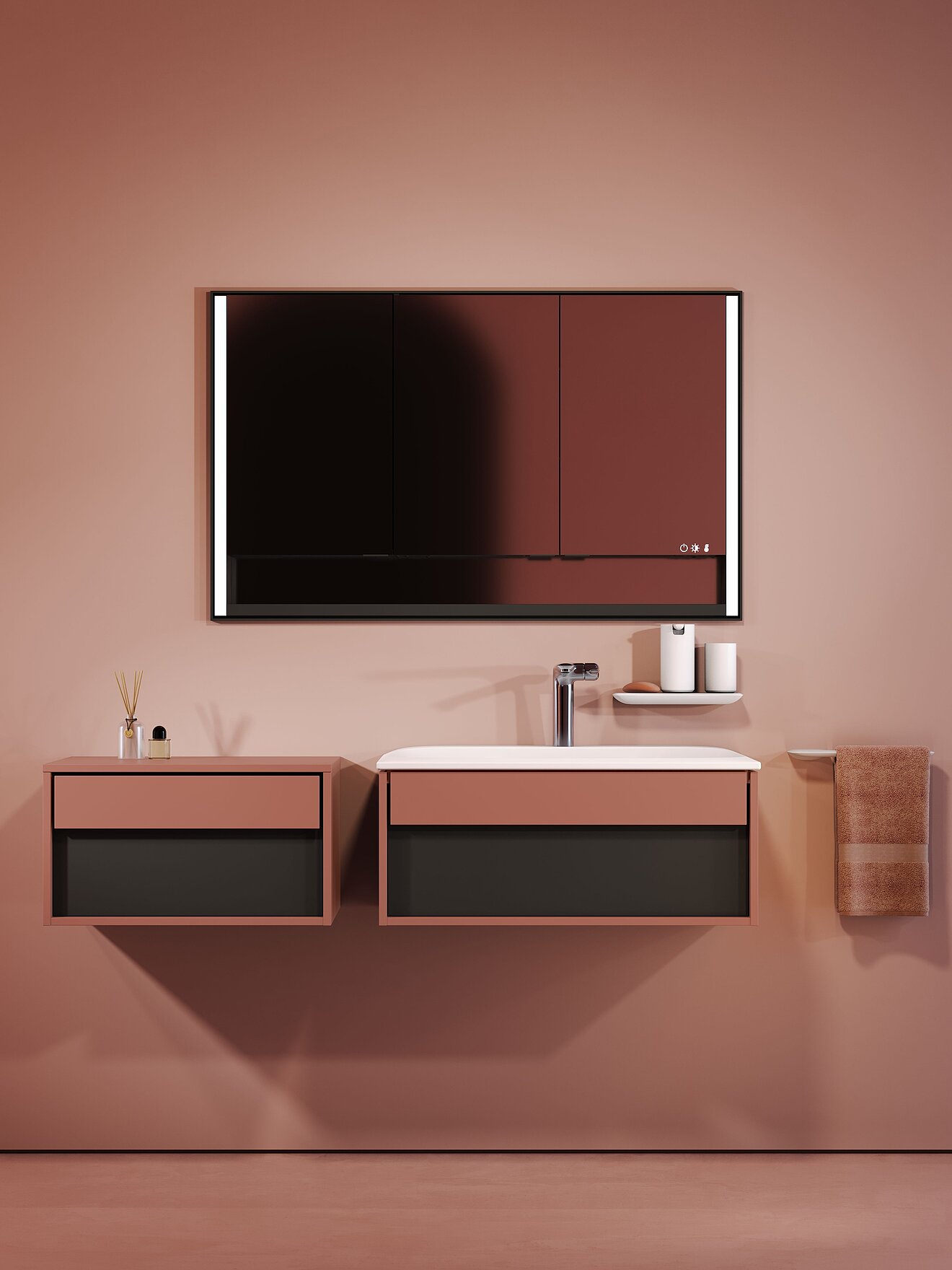Badmöbel konfigurieren Unterschrank modernes Design Ovidis FOR Badwelt