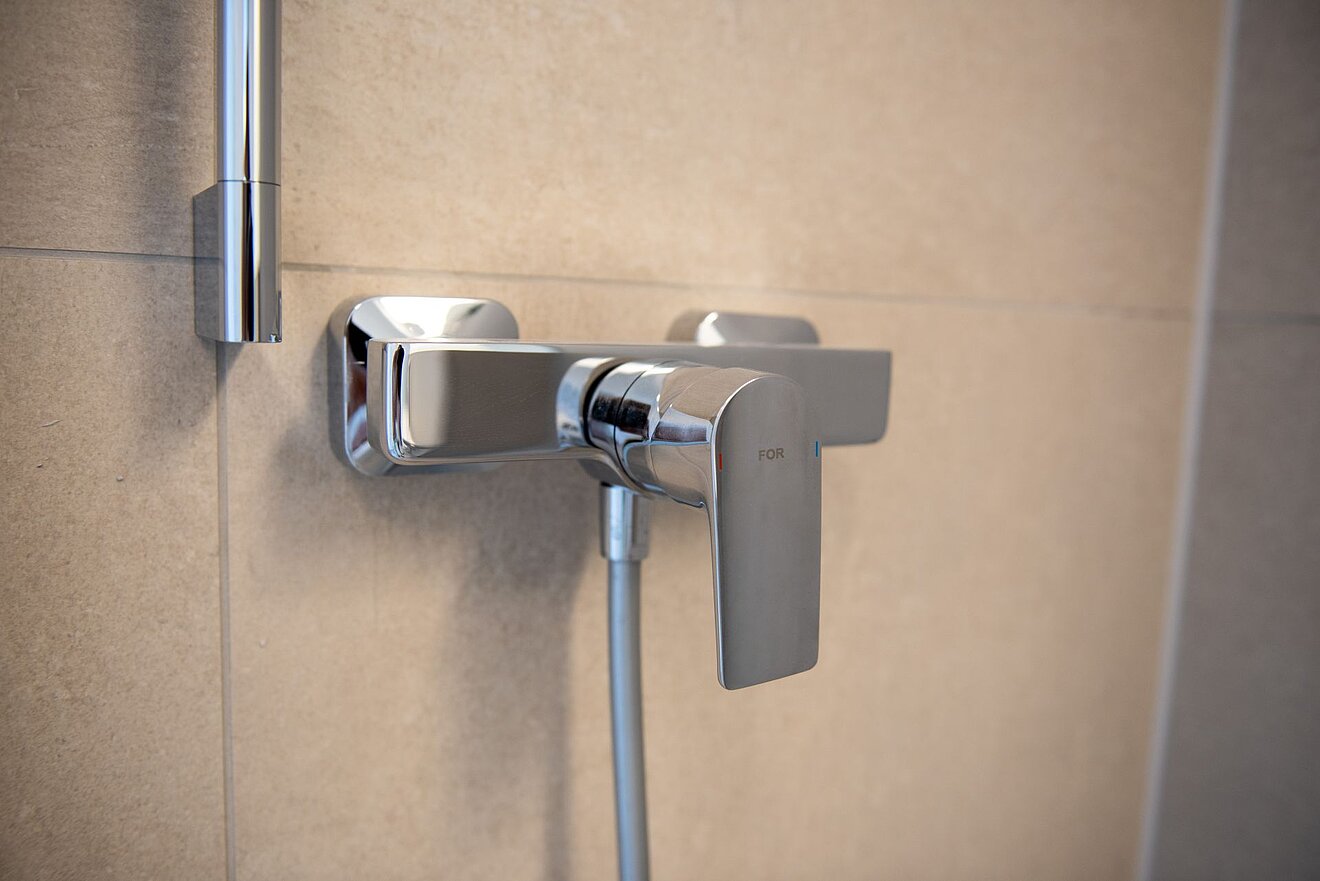 78West, Regensburg, Detailansicht Duscharmatur