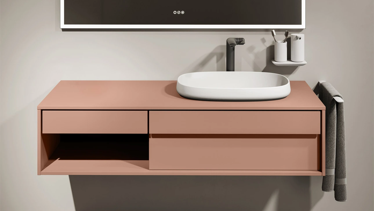 FOR Odivis Konsolenanlage Waschtischunterschrank Canyonland matt